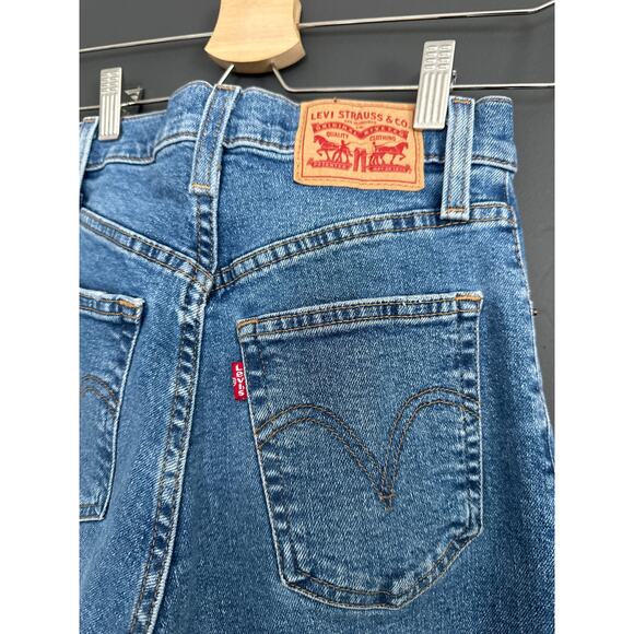 Levis High Waisted Mon Jean in Medium Indigo Size 24 - Picture 6 of 11